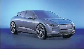  ?? ?? The revamped I-Pace includes exterior design changes, technology upgrades and a new range-topping specificat­ion for the UK.