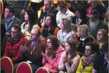  ??  ?? Teachers at the INTO conference in Killarney yesterday. Photo: Don MacMonagle