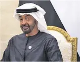  ?? [ AFP ] ?? Kronprinz Mohammed bin Zayed al-Nahyan.