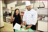  ?? PICTURE: MOTSHWARI MOFOKEN ?? POST marketing executive Jaidene Moodley and Gooderson Leisure executive chef Petros Madoda Cele are two of the judges in the Springfiel­d Retail Centre Curry Cook-off competitio­n. POST is a media partner.