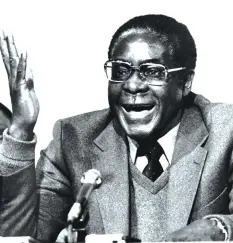  ??  ?? Robert Mugabe