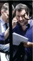  ??  ?? Viminale Il ministro dell’interno Matteo Salvini, 45 anni