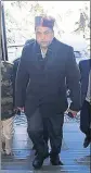  ??  ?? Chief minister Jai Ram Thakur on his way to attend the Vidhan Sabha budget session in Shimla on Friday. HT PHOTO