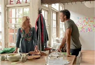  ??  ?? Patrick (Matthew Le Nevez) and Nina (Asher Keddie) provided ‘‘the watercoole­r moment’’ of Offspring’s five season’s so far.