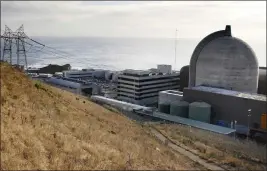  ?? MICHAEL A. MARIANT — THE ASSOCIATED PRESS FILE ?? One of Diablo Canyon Power Plant’s nuclear reactors in Avila Beach.