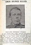  ??  ?? Pte Peter Jack, A&SH, whose mother lived at 44 Baker Street, Stirling, was awarded the Military Medal for Gallantry displayed on September 20 and 21. Aged 20 and a former Manor Powis miner, he joined up in August, 1916, and had been in France for nine...