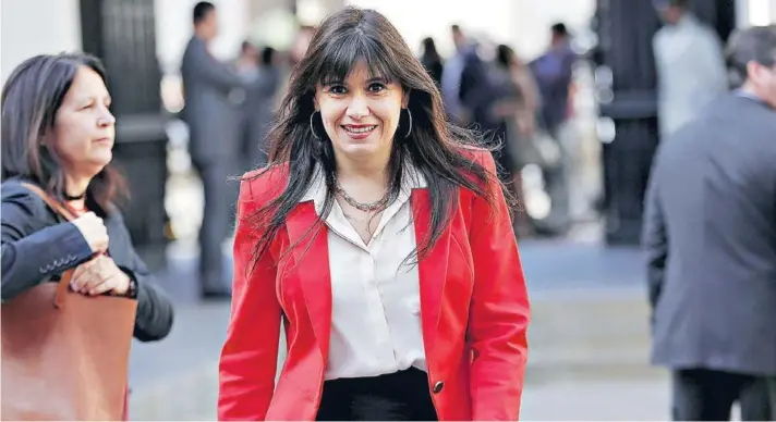  ??  ?? ► Javiera Blanco, actual consejera del CDE.
