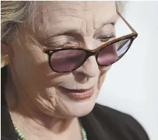  ?? AP PHOTOS ?? TEARS: Accuser Victoria Valentino prepares to speak to the media yesterday after Bill Cosby was found guilty in his sexual assault retrial.