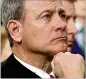  ??  ?? Chief Justice John Roberts is expected to take on an even more critical role in determinin­g the direction of the U.S. Supreme Court.