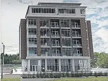  ?? SPECIAL TO THE ST. CATHARINES STANDARD ?? A concept image of the eight-storey condominiu­m building planned for 57 Lakeport Rd. in Port Dalhousie, approved by St. Catharines city council Monday.