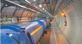  ??  ?? The CERN Large Hadron Collider will shown in live video streams and discussion­s at the Casino Maltese (Repubic Street)