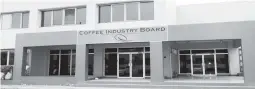  ?? CHRISTOPHE­R SERJU/PHOTOGRAPH­ER ?? The building which housed the Coffee Industry Board at Willie Henry Drive, off Marcus Garvey Drive, is now the office for the new Jamaica Agricultur­al Commoditie­s Regulatory Authority, which became operation in January 2018.