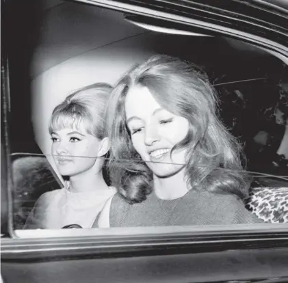  ??  ?? 0 Mandy Rice-davies, left, and Christine Keeler were just teenagers when they were used for sex by powerful men