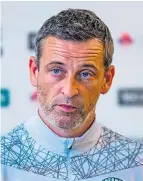  ??  ?? No complacenc­y from Hibs players, says boss Jack Ross.