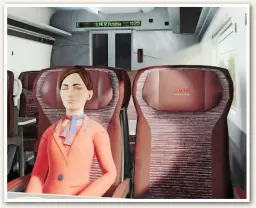  ?? LNER. ?? An artist’s impression of the First Class interior planned for the LNER Azumas.