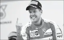  ??  ?? Sebastian Vettel