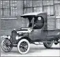  ??  ?? The Ford Model T