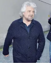  ?? Ansa ?? Garante Beppe Grillo