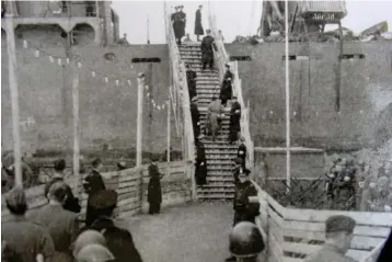  ?? Bild: Harald Hansson ?? Fartyget Cuban förde många soldater till sovjetiska arbetsläge­r där flertalet dog.
