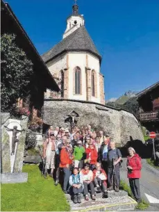  ?? FOTO: TSV ?? Die Wandergrup­pe aus Tettnang ist in Osttirol unterwegs.