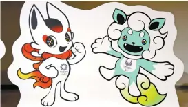  ??  ?? Uno de los tres diseños de mascotas para los Olímpicos de Tokio 2020