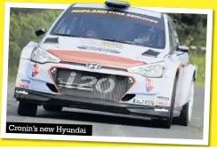  ??  ?? Cronin’s new Hyundai