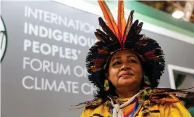  ?? Rex/Shuttersto­ck ?? ‘It is vital indigenous peoples are able to directly access finance, so when they undertake actions on the climate crisis it is from a position of strength.’ Photograph: Dominika Zarzycka/NurPhoto/