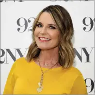  ?? DIA DIPASUPIL — GETTY IMAGES/TNS ?? Savannah Guthrie puts her faith on the line in a new book.