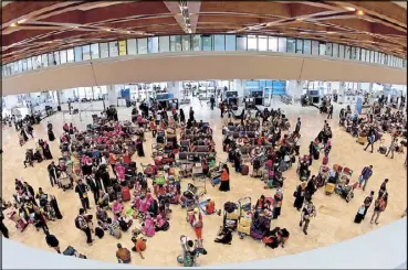  ?? KRIZ JOHN ROSALES ?? File photo shows the departure area of the Ninoy Aquino Internatio­nal Airport, which in the past has been named by travelers as among the worst for flight delays, congestion and overall bad passenger experience.