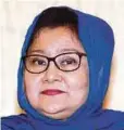  ??  ?? Dr Azizah Hamzah