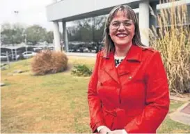  ?? (PEDRO CASTILLO) ?? Conducción. Para Victoria Moncada, vicepresid­enta de la Sociedad Rural de Córdoba, hay que visibiliza­r el rol de la mujer en el agro.