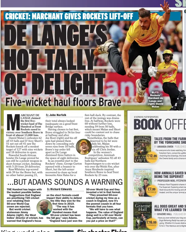 DE LANGE'S HOT TALLY OF DELIGHT - PressReader