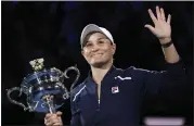  ?? THE ASSOCIATED PRESS FILE – 2022 ?? Ash Barty retired from tennis Wednesday after winning 15 tour-level singles titles, including three Grand Slam events.