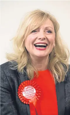  ?? Picture: PA. ?? Tracy Brabin took 86% of the vote.
