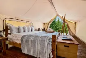  ?? Under Canvas ?? Following Wildhaven Yosemite’s luxury safari-style tents, Colorado’s Under Canvas is opening in spring 2025.