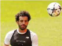  ?? – Reuters ?? NATIONAL HERO: Mohamed Salah’s pace and eye for goal make him a formidable opponent.