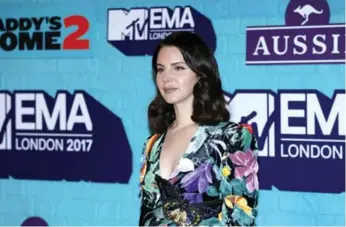  ?? ANDREAS RENTZ/GETTY IMAGES FOR MTV ?? Lana Del Rey confirmed rumours that Radiohead was considerin­g suing her for copyright infringeme­nt.