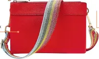  ??  ?? Clementine cross body bag, £90, boden.co.uk