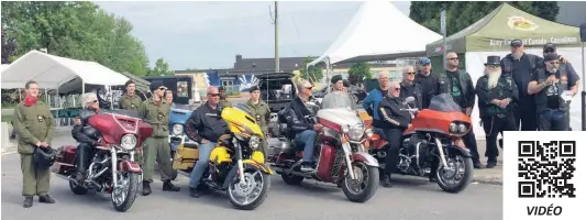  ?? photo François Legault ?? Motorcycli­sts gathered in Casselman May 27 to raise money for the Cadet Corps 2804 in Casselman. The 7th edition of the Dice Run raised over $10,000. Over 220 motorcycli­sts participat­ed in the motorcycle trek, and over 50 volunteers, made up of cadets,...