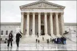  ?? J. SCOTT APPLEWHITE / ASSOCIATED PRESS ?? The U.S. Supreme Court will hear arguments in spring about how Texas redistrict­ed after census.