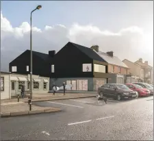  ??  ?? What the proposed maritime centre will look like in Strandhill