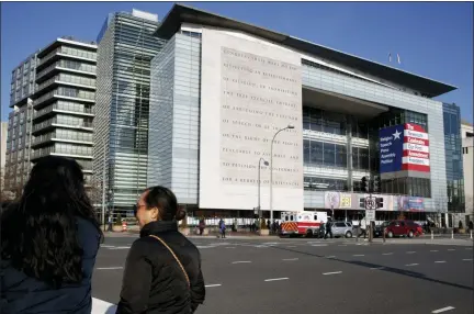  ?? AP PHOTO/JACQUELYN MARTIN ?? The Newseum is seen Dec. 20 in Washington. The Newseum will close the Pennsylvan­ia Avenue location on Dec. 31. It attracted millions of visitors but lacked a solid financial plan to stay afloat. The mission of the Newseum is to increase public understand­ing of the importance of a free press and the First Amendment.