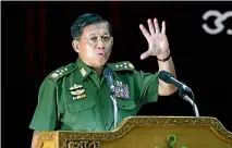  ?? PHOTO: AP ?? The office of Myanmar’s military chief, Senior General Min Aung Hlaing, has admitted that soldiers killed Rohingya ‘‘terrorists’’.