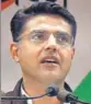  ??  ?? Sachin Pilot