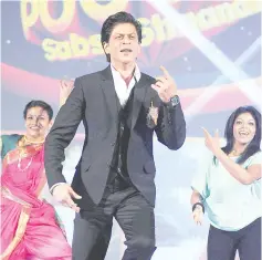  ??  ?? Shah Rukh is still making the right moves. — AFP photo