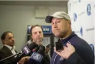  ?? CARLOS OSORIO/TORONTO STAR ?? Argonauts head coach Scott Milanovich hopes to find a way to keep both Ricky Ray and Trevor Harris in the fold.