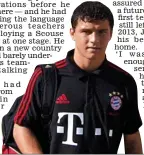  ??  ?? The deep end: Dale Jennings at Bayern Munich’s training ground