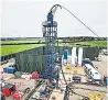  ??  ?? TREMOR Cuadrilla site