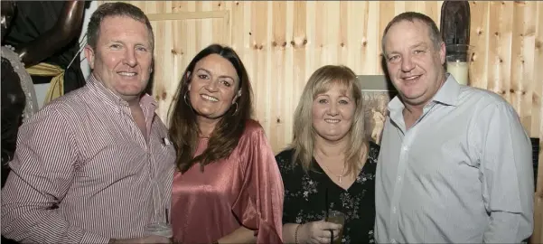  ??  ?? Denis Sinnott, Siobhan Sinnott, Anne O’Brien and Eamonn O’Brien at the official opening of Juke Bakery and Café at Commercial Quay, Wexford, on Friday night.