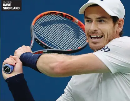  ??  ?? One step closer: Murray earned a comfortabl­e second-round victory despite struggling on his first serve